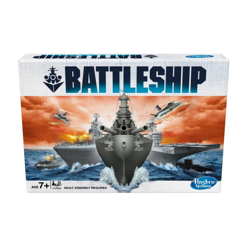 Hasbro Gaming Battleship Board Game, Classic Strategy Play for Kids and Adults, for Boys & Girls Ages 7 and Up, for 2 Players, Birthday Gift