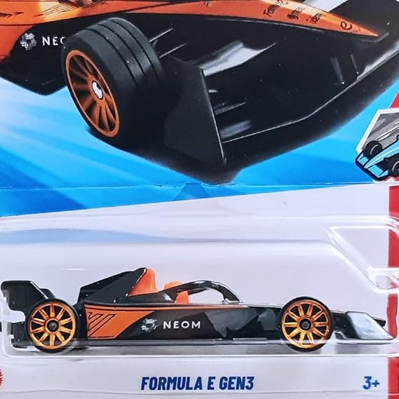 Hot Wheels 2025 Formula E Gen3 Track Aces Ages 3 and Up 194/250 (Black)