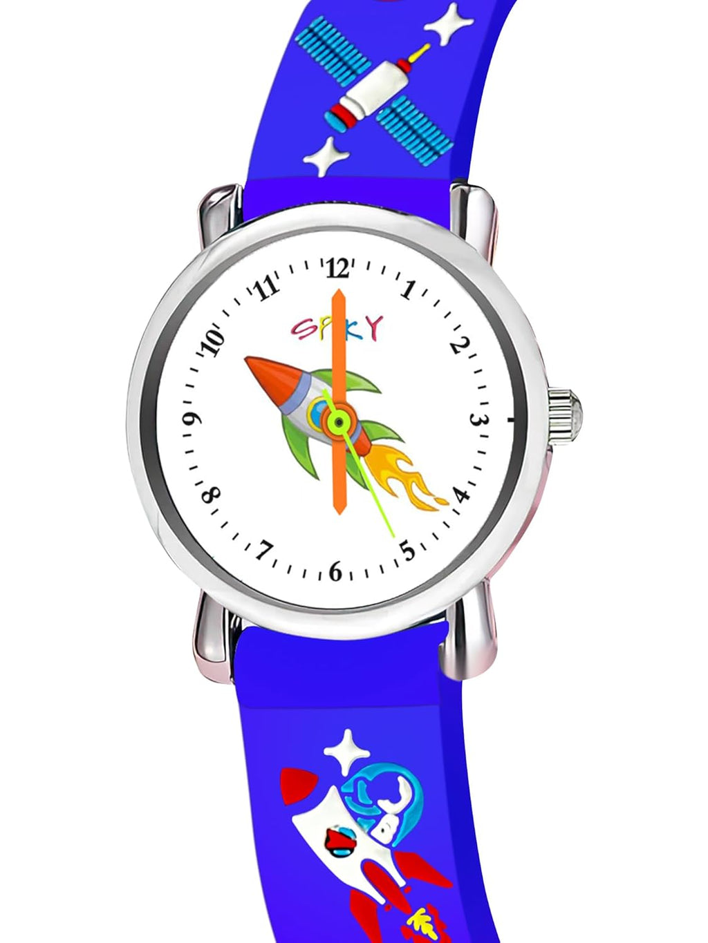 SPIKY Analog Watch for Kids | Unicorn Designer Printed Strap | Water Resistant | Stylish Unisex Best Birthday Gift | Analogue Wrist Watches for Girls & Boys | Age 2-14 yrs