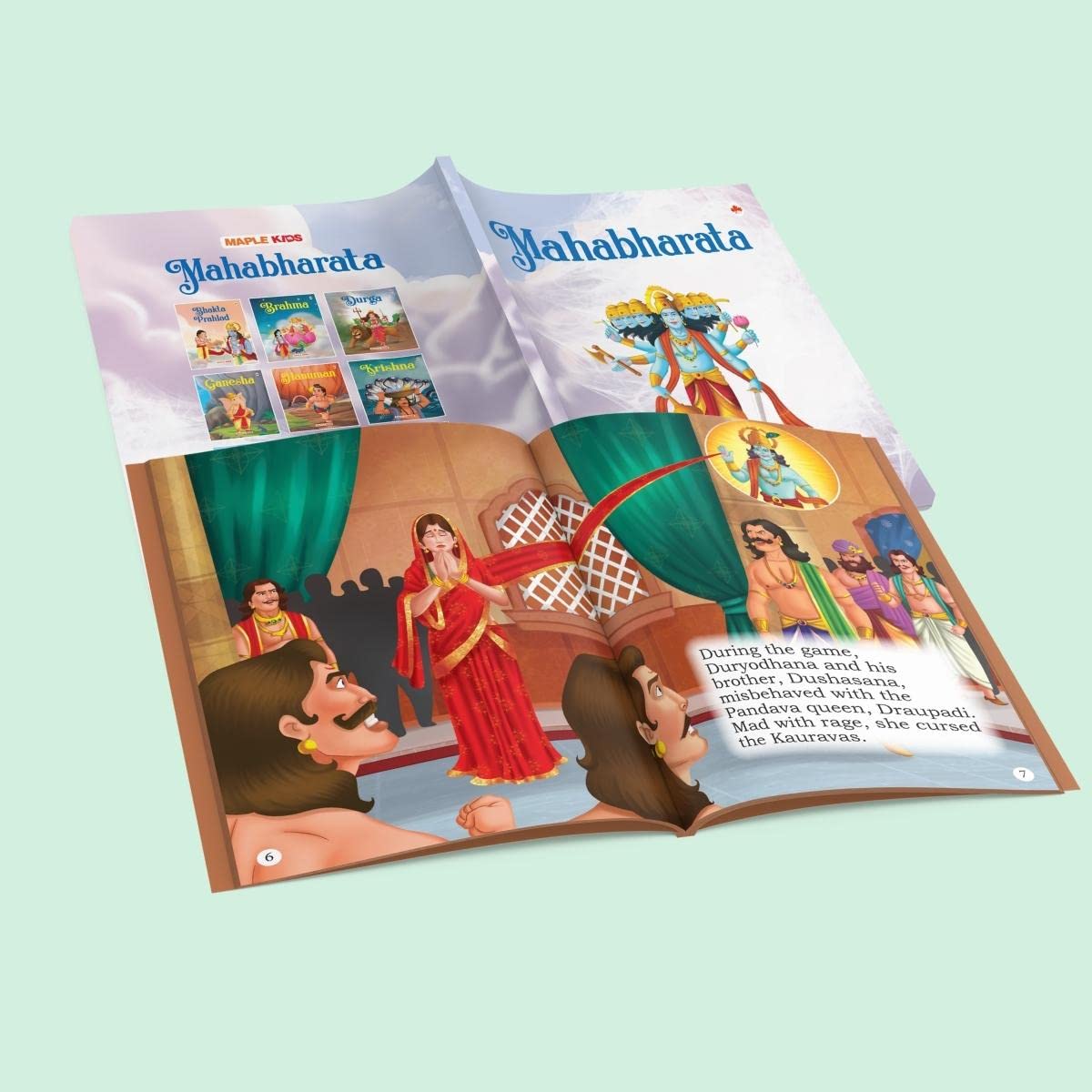 My First Mythology Tale (Illustrated) (Set of 5 Books) - Mahabharata, Krishna, Hanuman, Ganesha, Ramayana - Story Book for Kids