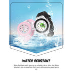 SPIKY Analog Watch for Kids | 3D Cartoon | 7 Multicolor LED Luminous Lights with Silicone Strap | Unisex Best Birthday Gift | Analogue Wrist Watches for Boys & Girls | Age 3-10 yrs