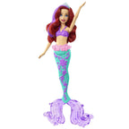 Disney Princess Toys, Ariel Mermaid Doll with Color-Change Hair and Tail, Color Splash Water Toy Inspired by The Movie