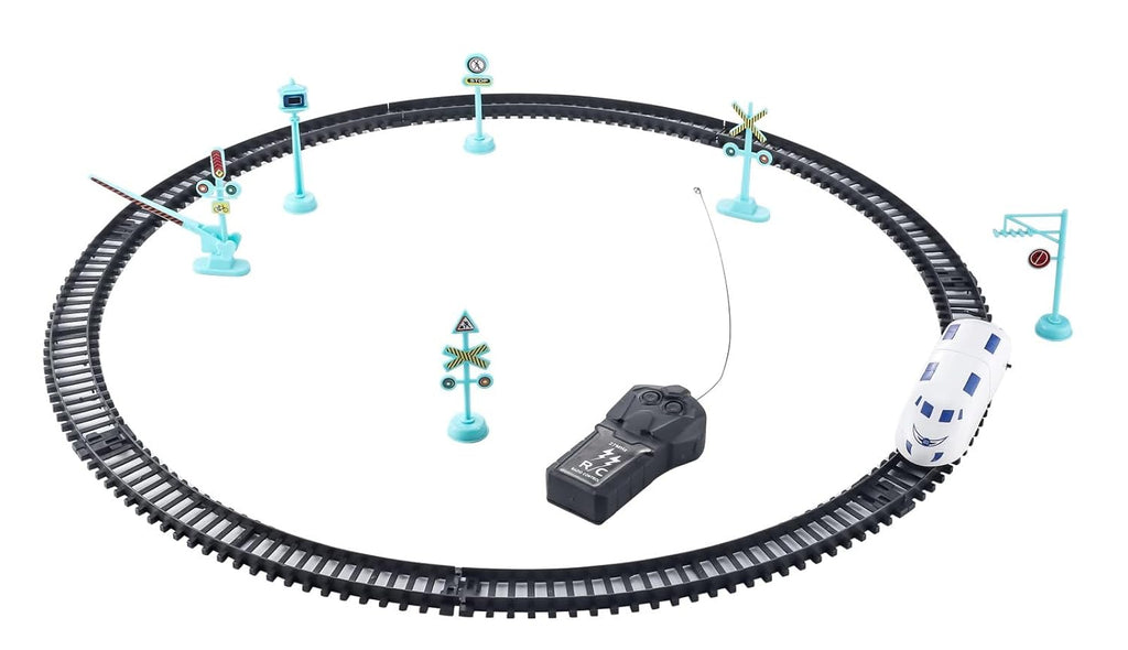 Magicwand Battery Operated High Speed Bullet Train| Electric Toy Train| Toy Train with Large Track Set for Kids[Pack of 2 Train Sets]