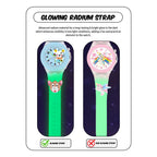 SPIKY Analog Watch for Kids | 3D Cartoon | 7 Multicolor LED Luminous Lights with Silicone Strap | Unisex Best Birthday Gift | Analogue Wrist Watches for Boys & Girls | Age 3-10 yrs
