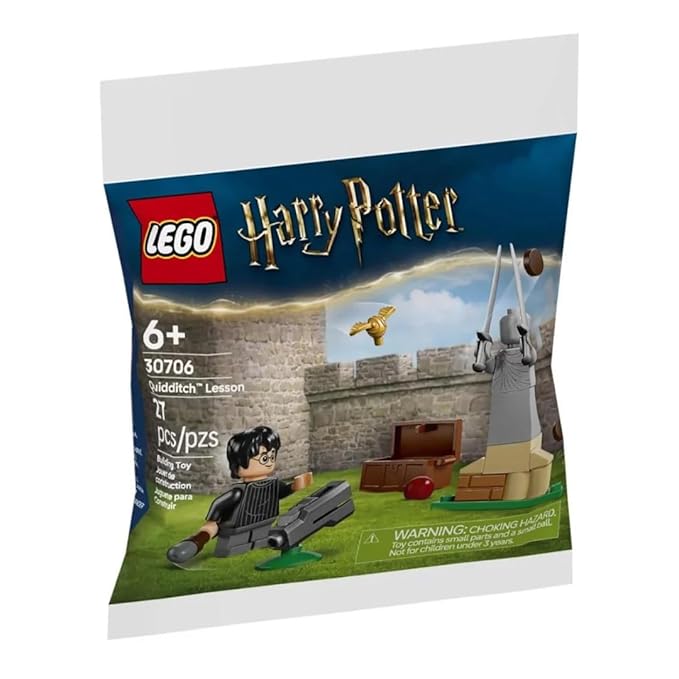 LEGO 30706 Quidditch™ Lesson – 27 Pieces, Ages 6+, Harry Potter Polybag Set