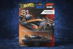 Hot Wheels Premium Race Team MCLAREN - Driver 1 Die-Cast Formula 1® Collectible Toy Race Car with Real Riders Tires & Metal/Metal Body & Chassis