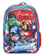 STRIDERS Avengers Superhero School Bag for Kids – Durable, Lightweight Backpack with Padded Comfortable Straps & Spacious Compartments – Perfect for School & Play