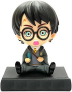 Harry Potter Limited Edition Bobblehead with Mobile Holder for Car Dashboard, Office Desk &amp; Study Table, Rubber