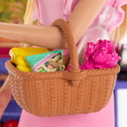 Barbie and Teresa Recipe for Friendship Fashion Doll & Playset, Malibu at The Market Theme with 11 Accessories Including Market Stand & Food