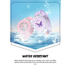 SPIKY Analog Watch for Kids | 3D Cartoon | 7 Multicolor LED Luminous Lights with Silicone Strap | Unisex Best Birthday Gift | Analogue Wrist Watches for Boys & Girls | Age 3-10 yrs