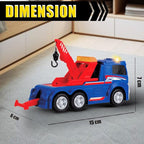 Dickie Tow Truck Car Toy for Kids Construction Site Vehicle Playset Realistic Design with Sound & Lights Mechanic Themed Interactive Role Play Toys