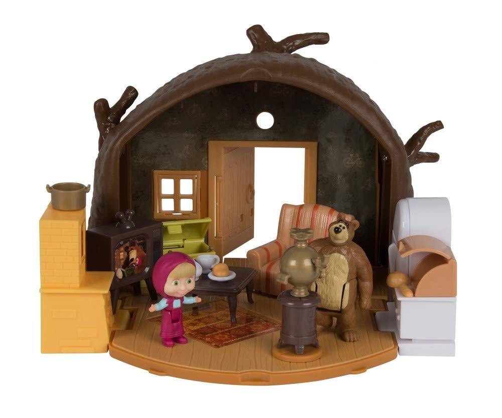 Masha and The Bear House Bear MASHA Packable 109301632 Masha and The Bear - Bear's Home Playset