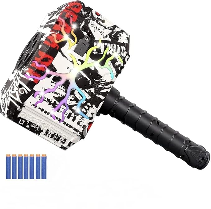 Thor Hammer Dart Blasting Gun with Light