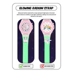 SPIKY Analog Watch for Kids | 3D Cartoon | 7 Multicolor LED Luminous Lights with Silicone Strap | Unisex Best Birthday Gift | Analogue Wrist Watches for Boys & Girls | Age 3-10 yrs