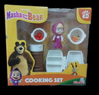 Masha and the Bear Mini Cooking Set By Fratelli Masha Doll Playset With Cooking Set 2 Inch Masha Doll and Ts Cooking Accessories