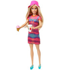 Barbie Doll Set with Clothes & Accessories, Pink Passport Italy Adventures, Includes Blonde Doll & Food Pieces