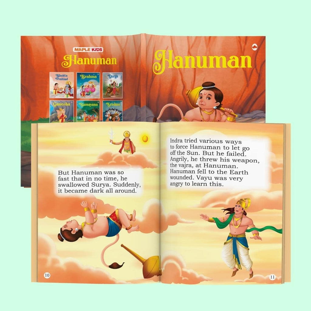 My First Mythology Tale (Illustrated) (Set of 5 Books) - Mahabharata, Krishna, Hanuman, Ganesha, Ramayana - Story Book for Kids