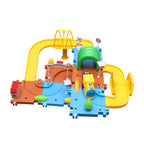 Webby Classic Toy Train Set with Track | Battery Operated Railway Set | Rakhi/Raksha Bandhan/Birthday Gift for Boys & Girls| Train Set with DIY Railway Tracks for Kids (31 Pieces)