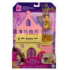 Disney Princess Mattel Toys, Storytime Stackers Belle's Castle, Stackable Doll House with Small Doll & 9 Pieces, Inspired by The Disney Movie