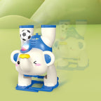Crackles Light and Sound Musical Upside Down Elephant Toy with Levitating Blowing Floating Ball Crawling Toys for Kids, Electric Walking Toys for 3+ Years -Multi Color