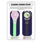 SPIKY Analog Watch for Kids | 3D Cartoon | 7 Multicolor LED Luminous Lights with Silicone Strap | Unisex Best Birthday Gift | Analogue Wrist Watches for Boys & Girls | Age 3-10 yrs