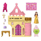 Disney Princess Mattel Toys, Storytime Stackers Belle's Castle, Stackable Doll House with Small Doll & 9 Pieces, Inspired by The Disney Movie