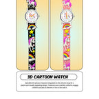 SPIKY Analog Watch for Kids | Unicorn Designer Printed Strap | Water Resistant | Stylish Unisex Best Birthday Gift | Analogue Wrist Watches for Girls & Boys | Age 2-14 yrs