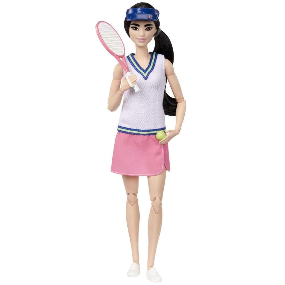 Barbie Doll Accessories Career Tennis Player Doll with Racket and Ba