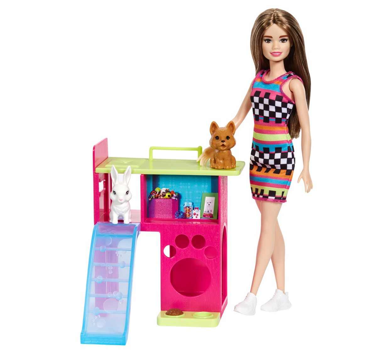 Barbie Doll Pet Playset, 3Y+, Multicolour - Barbie