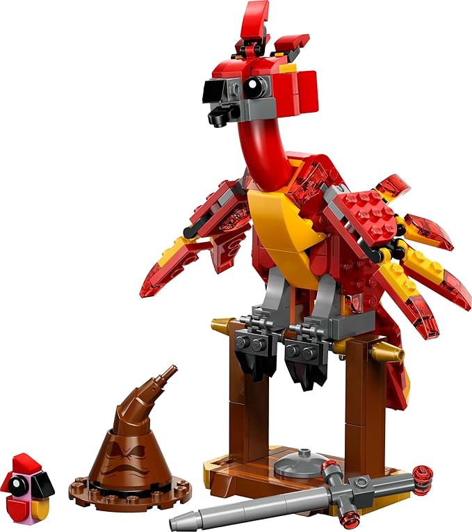 LEGO Harry Potter Fawkes: Dumbledore’s Phoenix Toy 76448 Building Blocks Toys for 8+ Gift for Boys and Girls