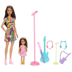 Barbie® Dolls & Accessories, Sisters Pop Star-Themed Playset, and Chelsea™ Dolls with Musical Pieces, Toy Gift for Kids