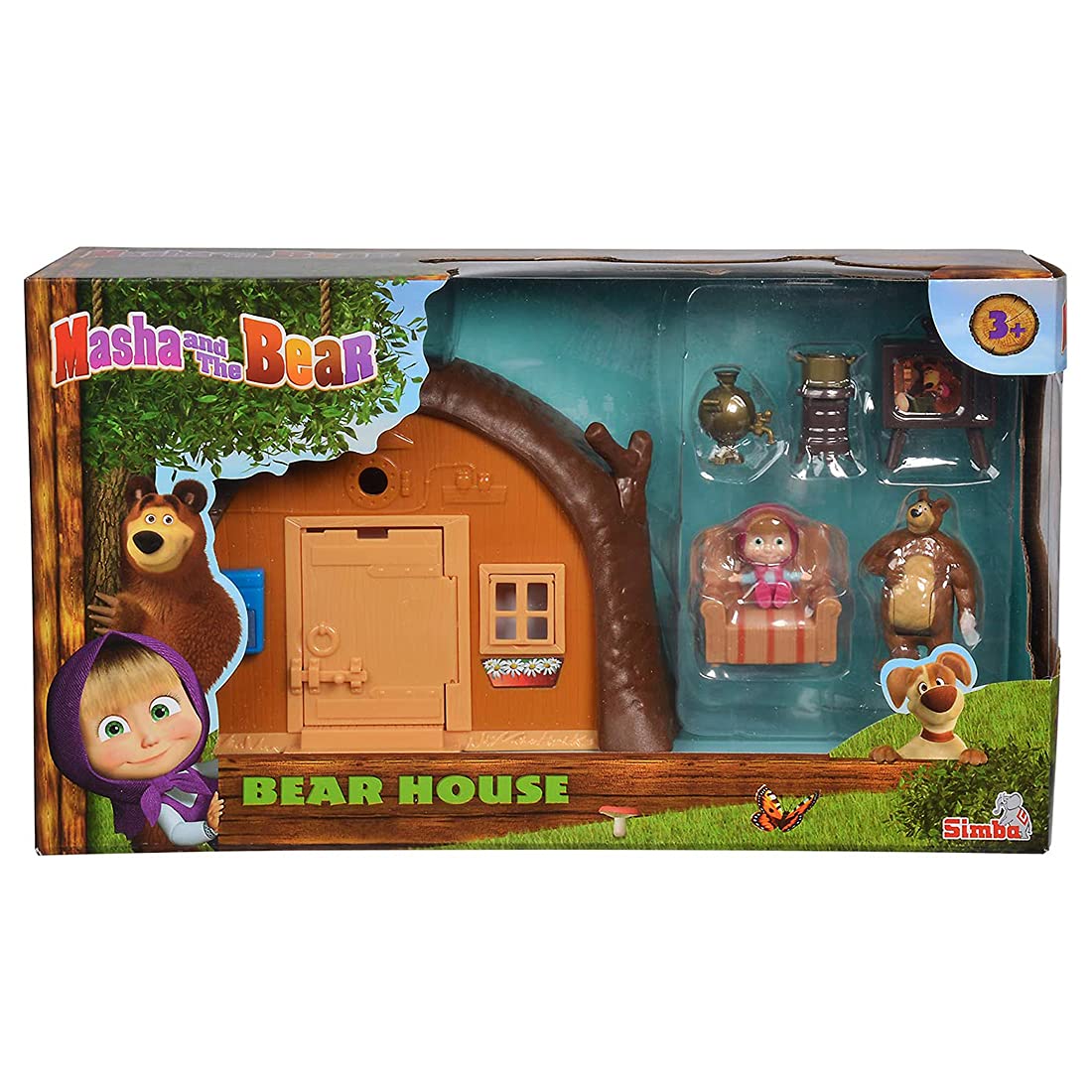 Masha and The Bear House Bear MASHA Packable 109301632 Masha and The Bear - Bear's Home Playset