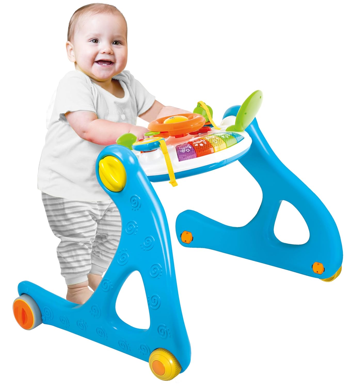 Winfun 5 in 1 Driver Play Gym Walker, Multi Color