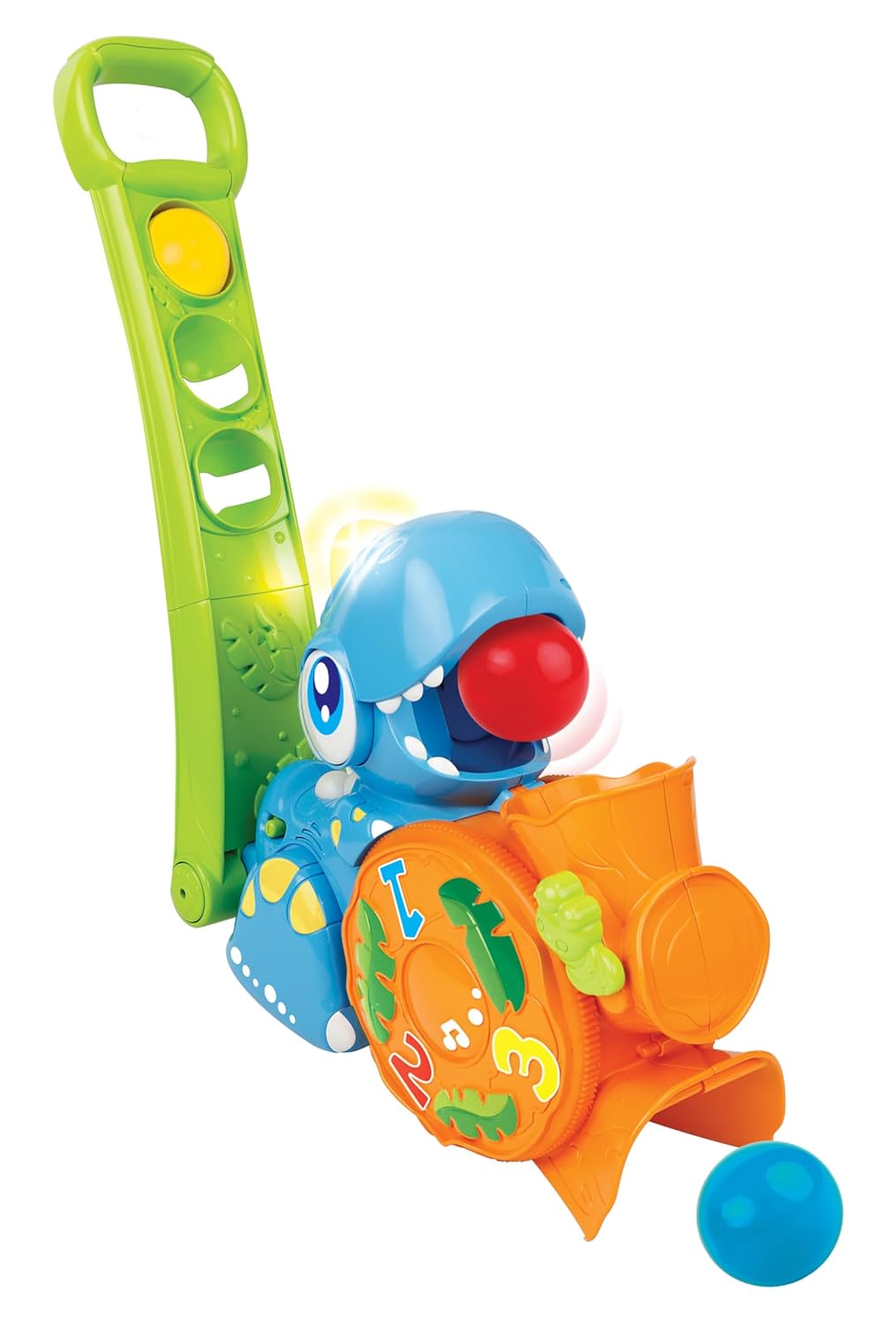 Winfun Popping Fun Dino - Interactive Learning Toy for Kids with Lights, Sounds, Musical Toys for Toddlers