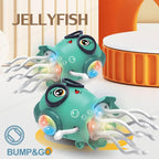 Dancing Jellyfish Toy, Light-up Musical Octopus with 360° Rotating Tentacles, Interactive Educational Kids Toy Dancing Jelly Fish - Random Colour