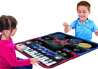 2-in-1 Musical jam playmat (Carpet Piano), Musical Toy for Kids Above 3 Years (Multi-Color)