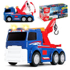 Dickie Tow Truck Car Toy for Kids Construction Site Vehicle Playset Realistic Design with Sound & Lights Mechanic Themed Interactive Role Play Toys