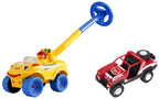 Giggles Funskool Walk N Drive Truck, Fun & Development Toy for Babies, Encourage Walking in Infants, Improve Balance & Coordination, Stimulate Senses, Multicolour, Gift Set for Kids, Ages 18+ Months