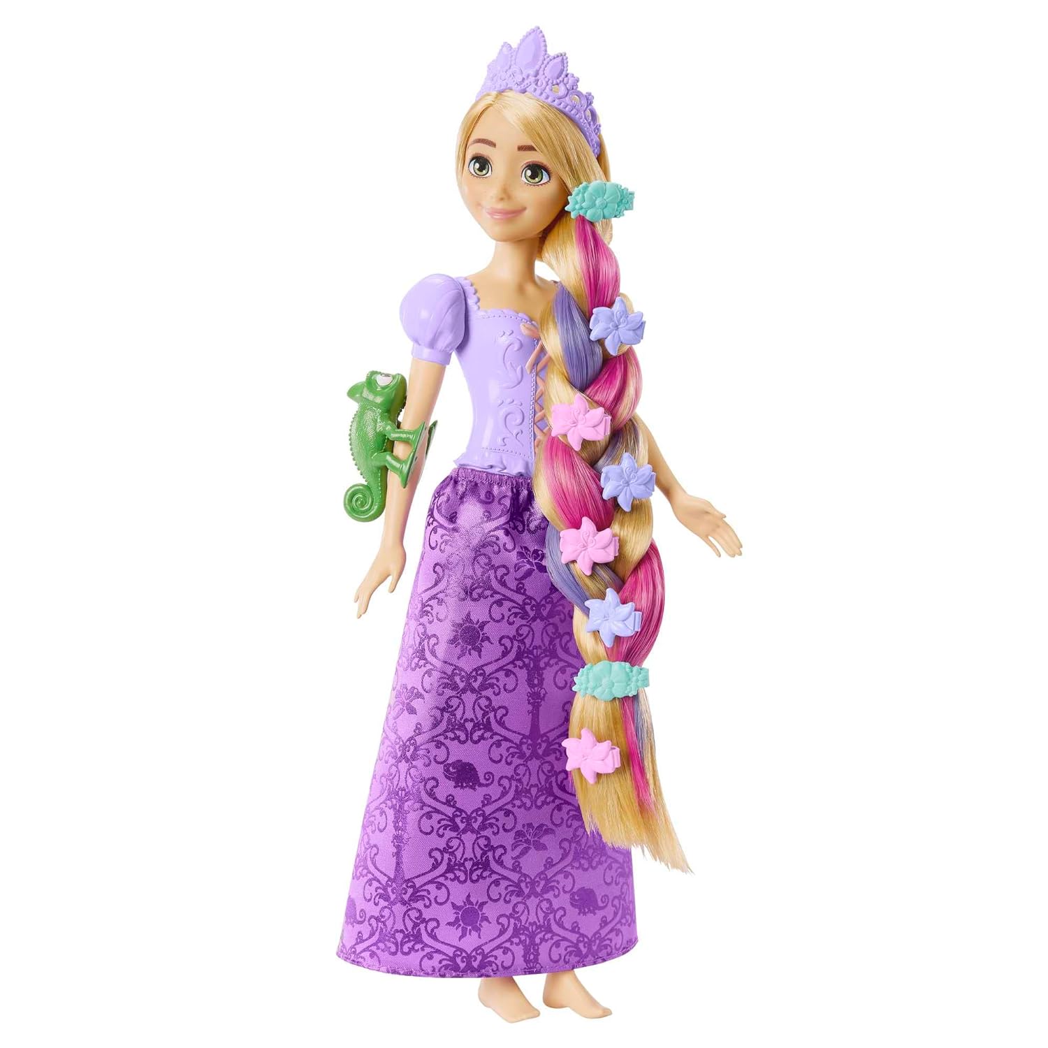 Disney Princess Toys, Rapunzel Doll with Color-Change Hair Extensions and Hair-Styling Pieces, Inspired by The Movie​​