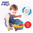 Giggles Funskool Stack N Nest, Nesting & Stackable Toy Blocks for Kids, Encourages Learning & Development, Fun Activity for Babies, Gift Set for Kid, Age 6+ Months
