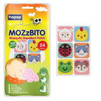 Hopop Mosquito Repellent Patches | MoZzbito 100% Natural Baby Mosquito Patches | Upto 12 Hour Protection Mosquito Sticker | Suitable for Kids & Adults | Deet Free | Pack of 24 | Transport
