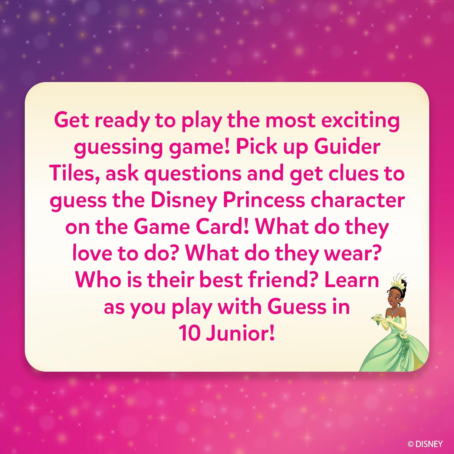 Skillmatics Guess in 10 Disney, Card Game for Girls, Boys, Kids, Teens, Adults, Who Love Cinderella, Mickey Mouse, Moana, Gifts for Ages 6, 7, 8, 9 and Up