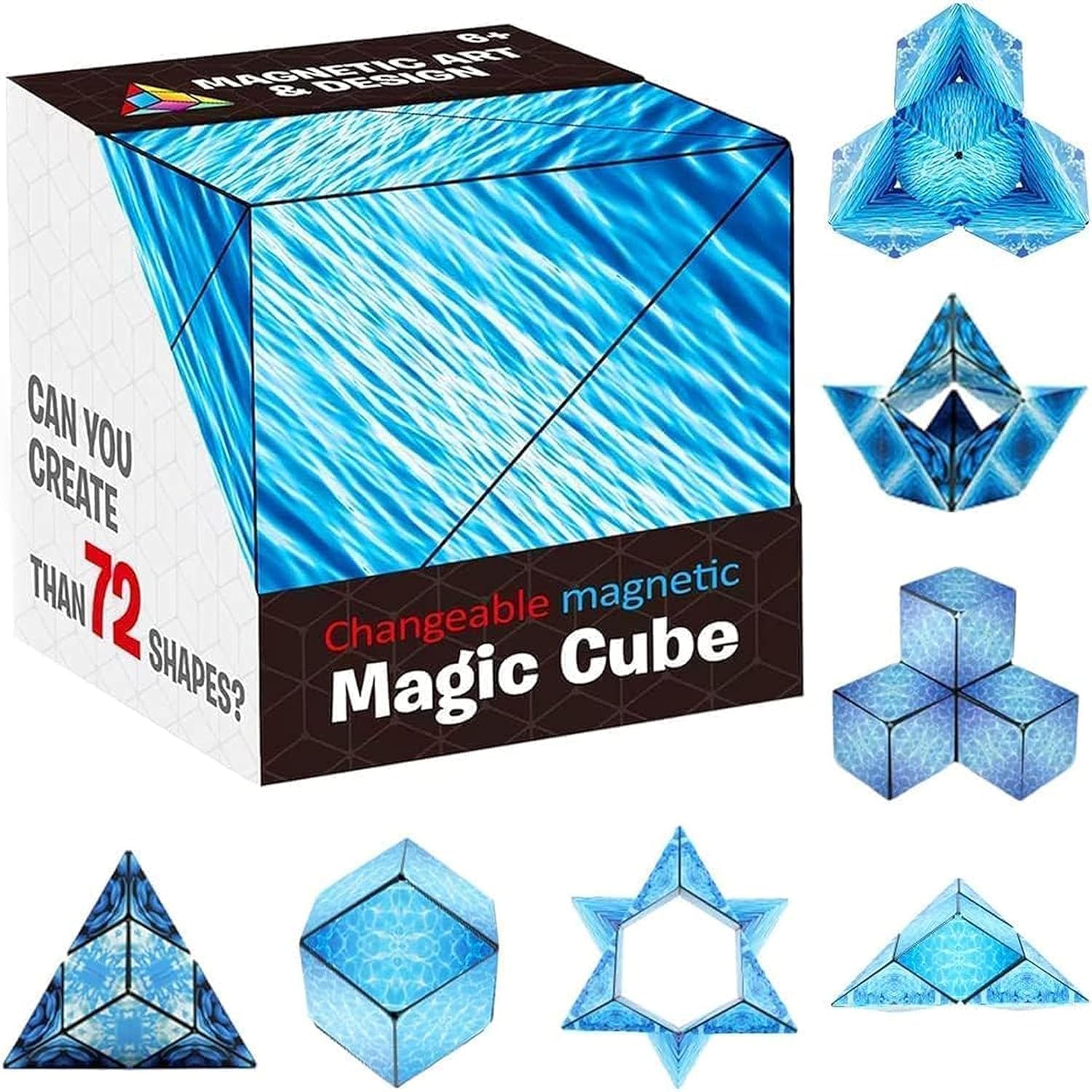 Magic Cube Shape Shifting Puzzle Box Transforms Into Over 70 Shapes