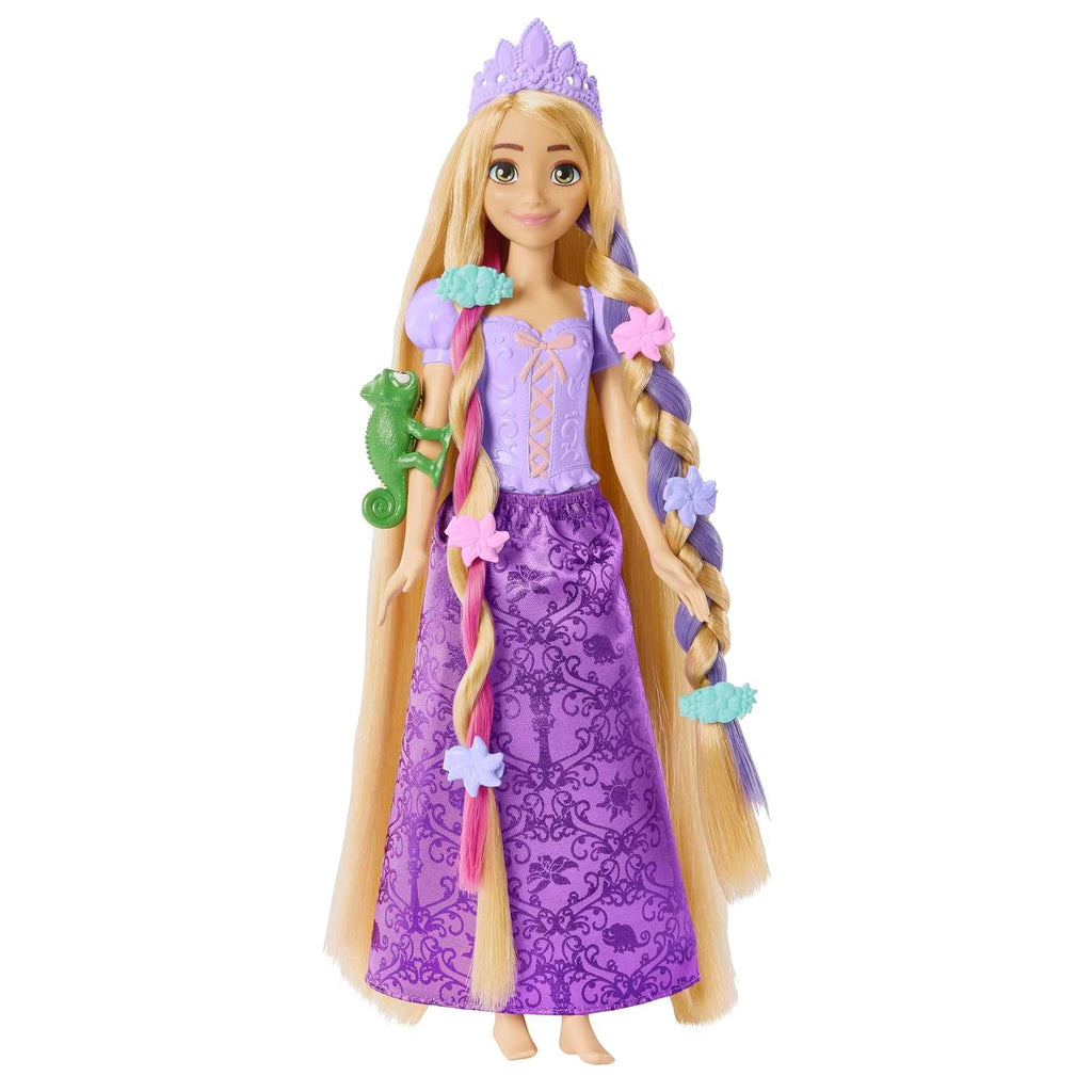 Disney Princess Toys, Rapunzel Doll with Color-Change Hair Extensions and Hair-Styling Pieces, Inspired by The Movie​​
