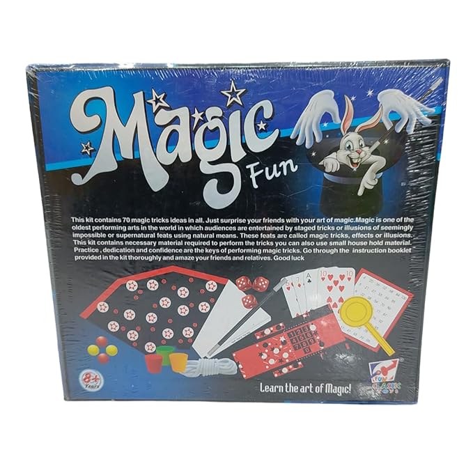 Magic Fun 70 Tricks| Board Games|For Kids |, Blue