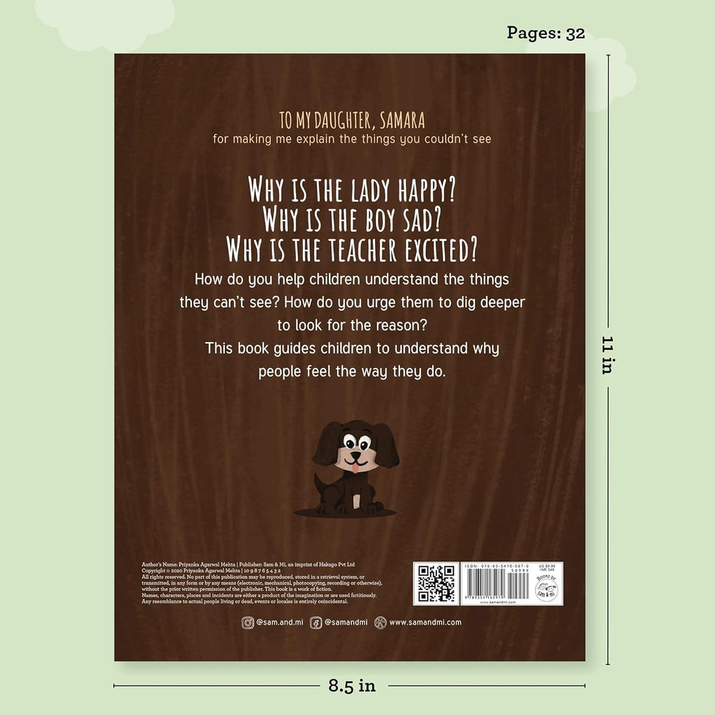 Things I Can't See: A Unique Book for Kids on Empathy Ages 3-8 by SAM & MI | Helps Children Recognise Different Emotions & Discover Their Reasons