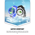 SPIKY Analog Watch for Kids | 3D Cartoon | 7 Multicolor LED Luminous Lights with Silicone Strap | Unisex Best Birthday Gift | Analogue Wrist Watches for Boys & Girls | Age 3-10 yrs