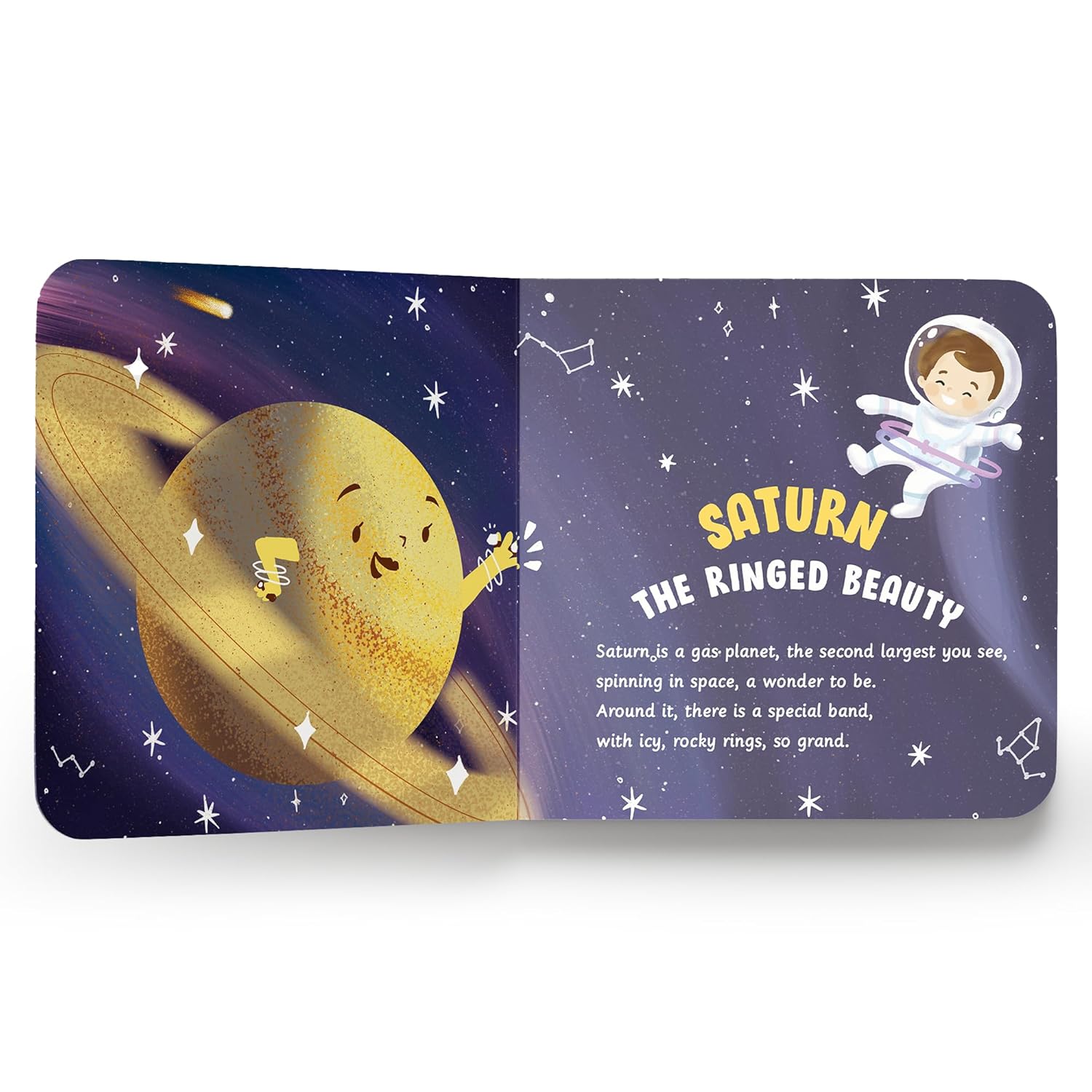 My Little Book of Planets: Rhyming & Illustrated Solar System Board Book for Kids | Fun Learning About Planets for Toddlers & Preschoolers | Ages 3+ ... | Book for 3+ [Penguin Early Learning Series]