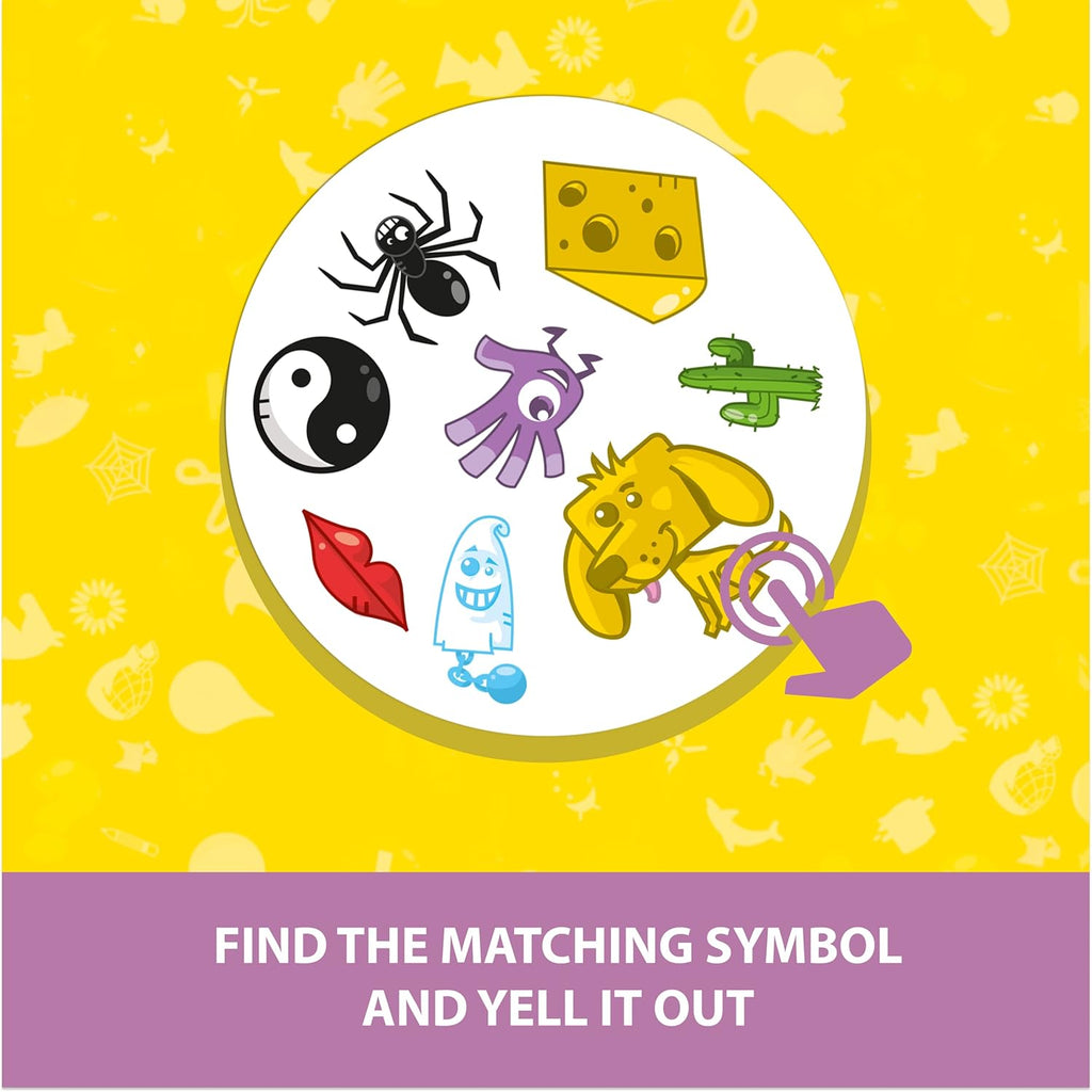Asmodee Kid's Dobble, Visual Perception Card Game (Multicolour, Ages 6 and Above, 2 to8 Players)