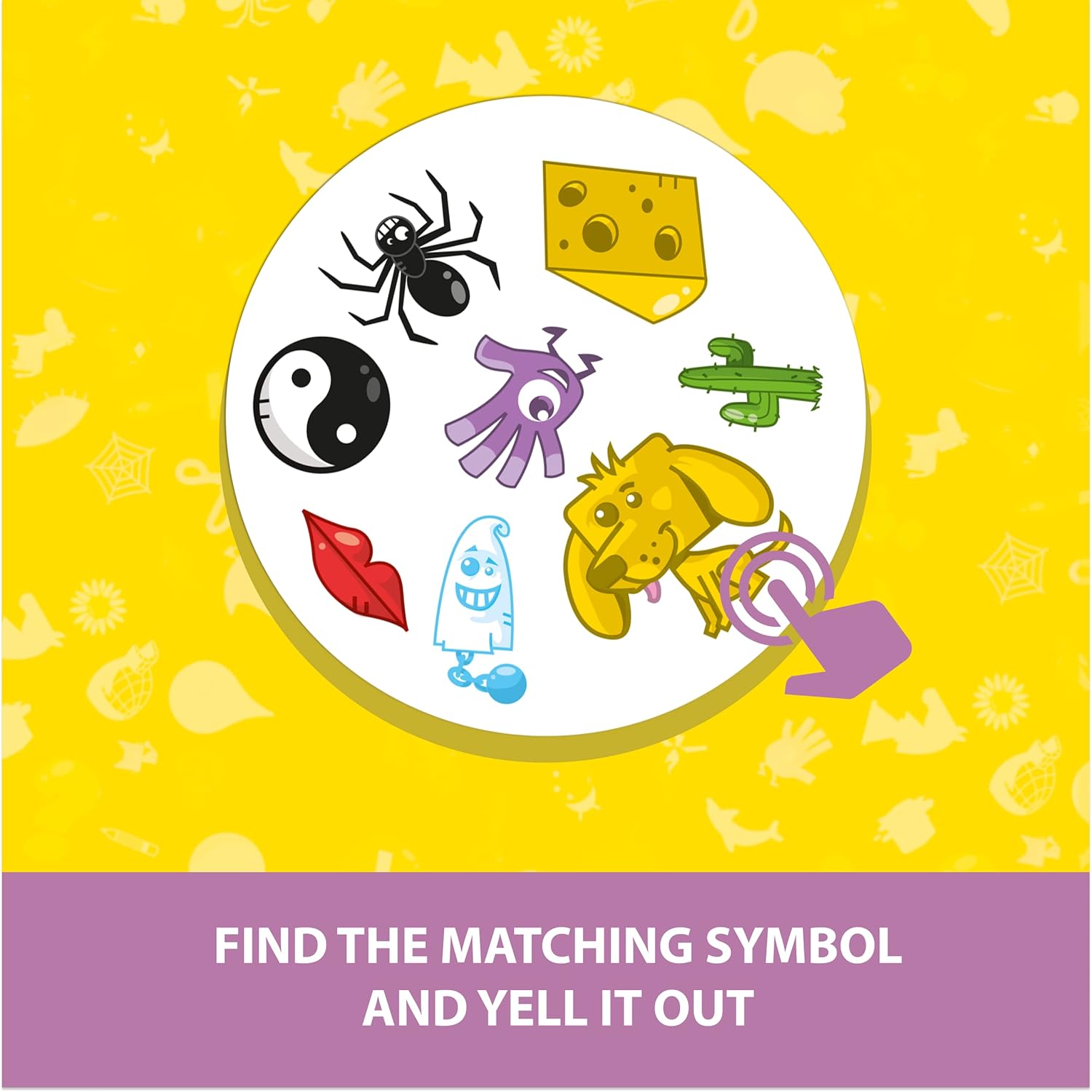 Asmodee Kid's Dobble, Visual Perception Card Game (Multicolour, Ages 6 and Above, 2 to8 Players)